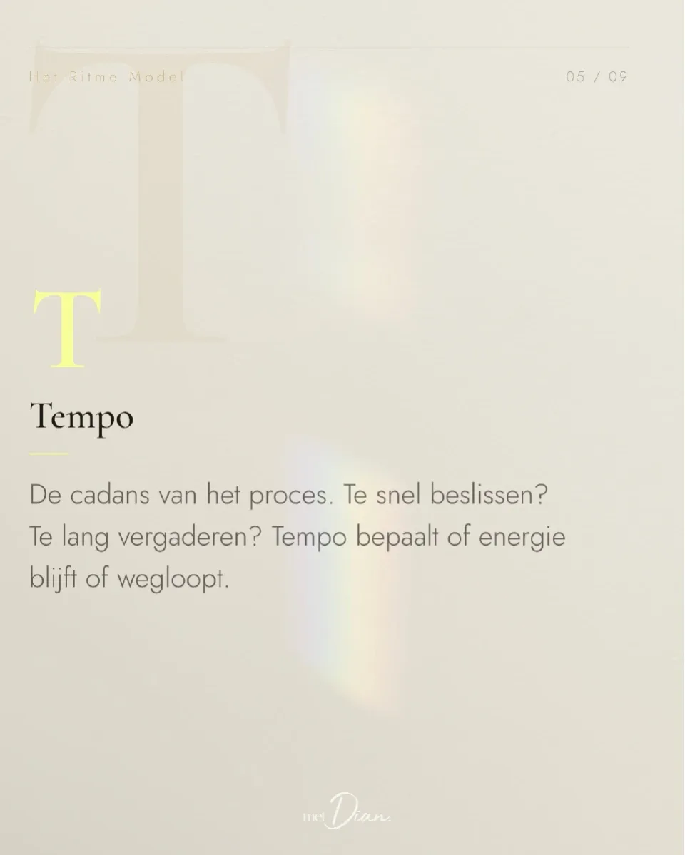 Tempo. Volledige tekst onder de carrousel.